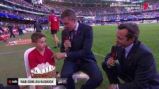 2018 NAB AFL Auskicker of the Year – Rd 2 Nominee [upl. by Aniras]