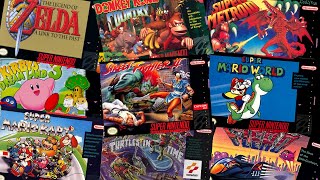 Top 300 best Super Nintendo games in chronological order 1991  1997 [upl. by Cleodal447]