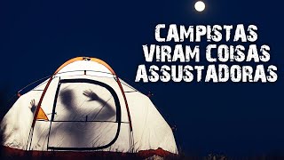 5 Campistas contam as coisas mais ASSUSTADORAS que viram em acampamentos [upl. by Rancell]