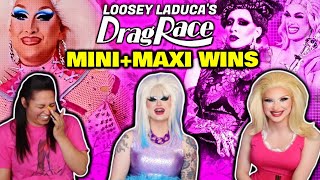 Most Mini  Maxi Challenge Wins Ever  Loosey LaDucas Drag Race  Mangled Morning [upl. by Suollecram]