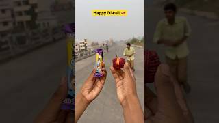 Happy Diwali 🪔 diwali crackers chocolate shortvideo [upl. by Aeslehc56]