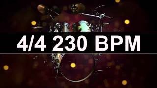 🔴 Drums Metronome 230 BPM [upl. by Ryun866]