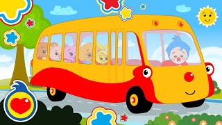 Las Ruedas del Bus 🚍 Canciones Infantiles ♫ Plim Plim [upl. by Darooge]