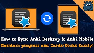 How to Sync Anki Desktop and Anki Mobile Maintain Progress amp Sync Cards across Multiple Devices [upl. by Gladdie]