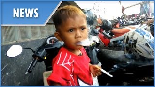 The twoyearold who smokes 40 cigarettes a day [upl. by Albright685]