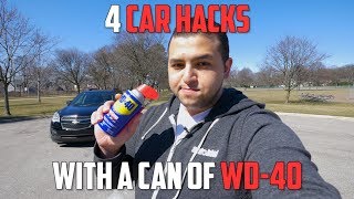 Top 4 Insanely Useful Uses For WD40  Car Hacks [upl. by Hultgren]