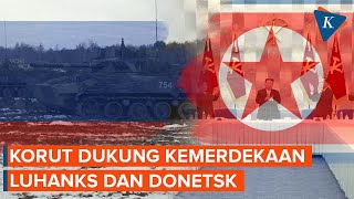 Ikuti Jejak Rusia Korea Utara Akui Kemerdekaan Luhanks dan Donetsk [upl. by Atibat535]