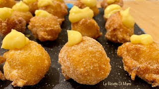 MAI MANGIATE FRITTELLE ALLA CREMA COSÌ MORBIDE Tutti ti chiederanno la ricetta  In pochi Minuti 🎊 [upl. by Lyrac]