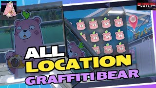 All Location Frame Bear Graffiti  One Punch Man World [upl. by Anissej]