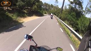 Yamaha YZFR125  RAW  Barcelona  1 [upl. by Wylde]