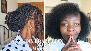 Vlog DIY Brazilian Wool Mini twists in Less than 48 Hours [upl. by Marquardt]