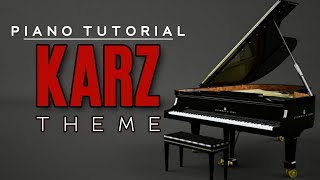 KARZ THEME  RISHI KAPOOR  EASY PIANO TUTORIAL [upl. by Miriam]