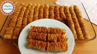 😋DİKKAT‼Yapması kolay Lezzeti olay✅Hazır yufkadan kolay burma baklava tarifi✔Burma baklava Tarifi [upl. by Eduard402]