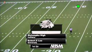 Football Wetumpka vs Robert E Lee [upl. by Eneladgam467]