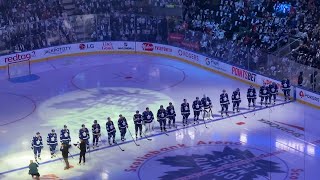 Toronto Maple Leafs 202324 Player Introductions  Light Show [upl. by Bust207]