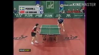 WTTTC 2000 Persson vs Liu Guoliang highlights [upl. by Torbert95]