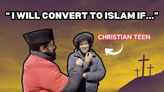 quotI WILL CONVERT TO ISLAM IFquot  Passionate Christian Discusses With Ahmadi Muslim [upl. by Eram]