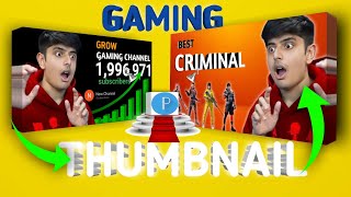 mobile se gaming thumbnail kaise banaye  gaming thumbnail  thumbnail kon se app se banaye [upl. by Sherwynd]