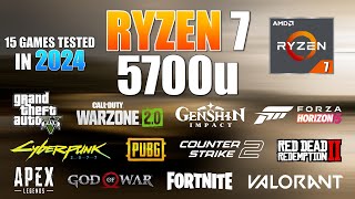 Ryzen 7 5700U Gaming Test in 2024  is it good for Gaming [upl. by Pinelli]