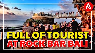 BUSY  SUNSET AT ROCK BAR BALI [upl. by Moir255]