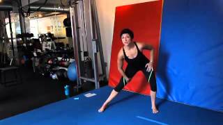 Stretch Inner Thighs Adductors Gracilis Pectineus [upl. by Omrellig]