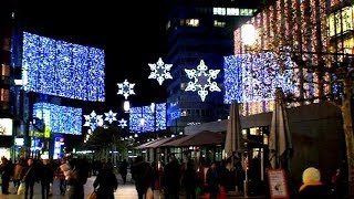 Frankfurt Germany A Christmas Markt Full Tour HQ [upl. by Mehala]