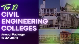 Top 10 Civil Engineering College After JEE Main  Why Civil Engineering Choose Over CSE [upl. by Ilonka894]