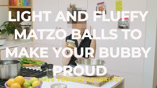 Fluffy amp Light Matzo Balls Bite Sized Video [upl. by Tteltrab771]