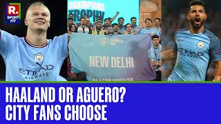 Erling Haaland or Sergio Aguero Manchester City Fans Pick Their All Time Favourite Player [upl. by Yrtneg]