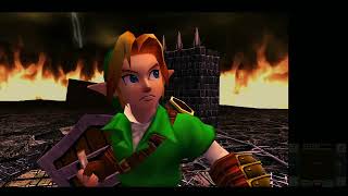 Ocarina of Time 4K on PC  Final Boss Battle  Link vs Ganondorf Ganon [upl. by Orpah375]