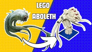 How to build a LEGO Aboleth DampD Miniature  Brick Bestiary [upl. by Akemehc]