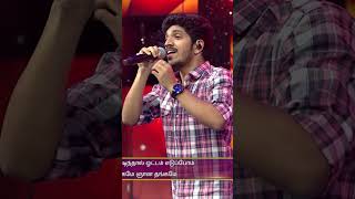 Unna Nenachen Pattu Padichen💔Vignesh 🎼  Super singer 10 [upl. by Libna]