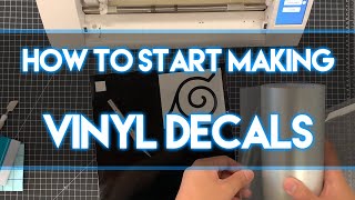 How to Start Making Vinyl Decals Basic Guide [upl. by Ailisec579]