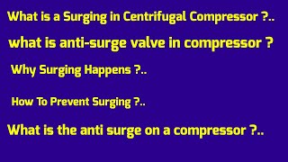 what is surging in a centrifugal compressor [upl. by Marte]