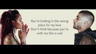 wRoNg  ZAYN FT KEHLANI lyrics [upl. by Bertila]