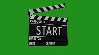 🎬CLAQUETA DIRECTOR de CINE pantalla verde  efectos material de peliculas CHROMA KEY 🎬 [upl. by Levona]