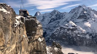 🇨🇭 Schilthorn  Swiss Skyline Cable Car [upl. by Mcmaster431]