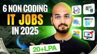 6 Non Coding IT Jobs in 2025 upto 20LPA🤯  in Tamil  Thoufiq M [upl. by Anauqahs687]