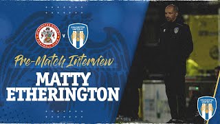 Interview  Matty Etherington Pre Accrington [upl. by Nalced584]