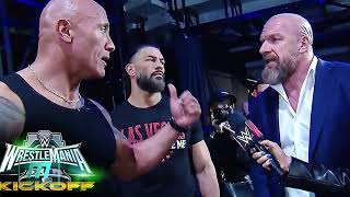 WWE Smackdown 41224  Triple H Returns amp Confronts The Rock raw highlights  Review [upl. by Habeh]