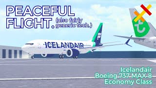 ROBLOX  Icelandair  Boeing 737 MAX 8  Economy Class [upl. by Daly]