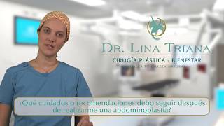 ¿Qué cuidados o recomendaciones debo seguir después de realizarme una abdominoplastia [upl. by Norvun547]