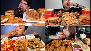 ASMR best fast food mukbang Compilation [upl. by Netfa]