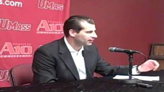 UMass Mens Basketball Press Conference Following Loss To La Salle [upl. by Harden]