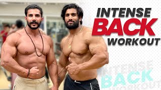 HUGE BACK WORKOUT WITH BHARAT SINGH WALIA  Nitin Chandila [upl. by Norad]