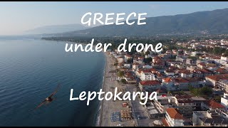 Leptokarya Pieria Greece with DJI Mini2 4K GREECE under drone034 travelgreece mini2 [upl. by Minne]