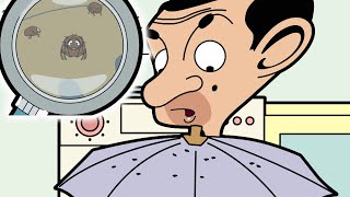 Mr Beans Flea Infestation  Mr Bean Animated  Clip Compilation  Mr Bean Cartoon World [upl. by Yelhak]