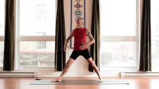 Utthita Trikonasana with Mark Darby [upl. by Adnahsal]