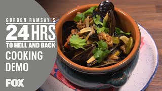 24 HRS Tips Fresh Mussels With Chorizo  Season 1  GORDON RAMSAYS 24 HOURS TO HELL amp BACK [upl. by Micheline636]