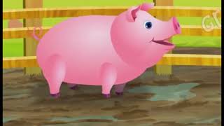 ChuChu TV Pig Grunting and Squealing Sound SFX Version [upl. by Ynaffad]